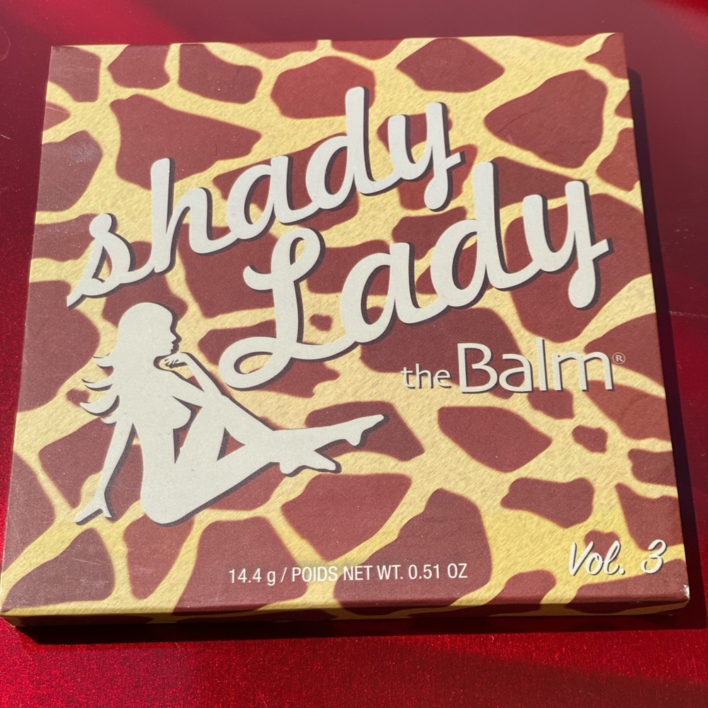 theBalm Shady Lady Vol.3 Eyeshadow Palette, swatched, never used